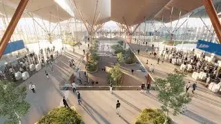 Unveiling of the New Terminal of Pittsburgh International Airport