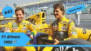 Formula 1 drivers season #43 🏁 1992