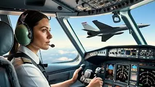 Des MiG ennemis interceptent l’avion… le “civil” est en fait un instructeur Top Gun