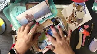 ASMR Junk Journal Scrapbooking Collage 