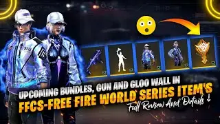 FFWS 2021 - Free Fire World Series Event Item's Review ✔️ Upcoming Vector Legendry Skin, Bundles 🔥