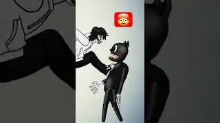 Jeff the killer vs cartoon Cat 🤯🔥👍#jeff #cartoonCat #shorts