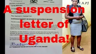 Different Story: A female court clerk of Uganda suspended for mannerless dress up.