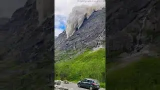 Mountain Sliding #sliding #mountain #Soil #civilcrack #engineersmistak #lifeofengineer #short #viral