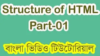 Basic structure of html5(part-1)