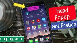 OPPO Notification Popup Option For All OPPO|| OPPO Notifications Hidden Features