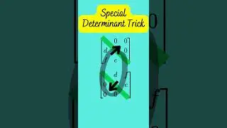 Fastest Determinant Trick Ever! 🔢 Triangular Matrix Shortcut | Linear Algebra Hack #mathshorts