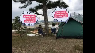 2 girls 2 nights 3 days camping  on the hill