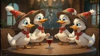 Gl&uuml;hweinpolka Alpenpop, Mundartsong, volkst&uuml;mlicher Musik, Cartoon, Musikvideo, bayrisch Volksmusik