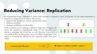 9.2. Design of Experiments - Eliminating bias and Reducing Variance