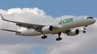 Служба доставки СДЭК на самолете Боинг 757 + Bonus в конце / Шереметьево 2022