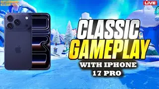 😎BGMI LIVE WITH 🔥 IPHONE 17 PRO  GAMEPLAY JOIN TEAMCODE #bgmilive #pubgmobile