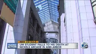 Student falls to death in Ann Arbor