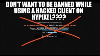Minecraft Hypixel Hacked client - Bypasses watchdog! (WORKING NOVEMBER 2020)