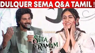 Film With Mammootty ? | Dulquer Salmaan, Mrunal Thakur Q&A Tamil | Sita Ramam Press Meet