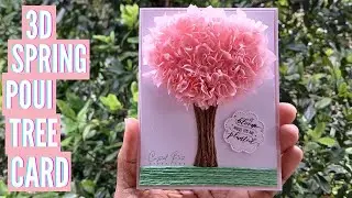 3D Spring Tree Card | Easter Card | Poui Tree Trinidad | Tutorial