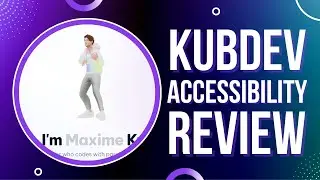 Accessibility review - Kubdev's portfolio