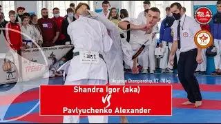 WKB Ukrainian championship, 1/2, -70 kg, Shandra Igor (aka) - Pavlyuchenko Alexander