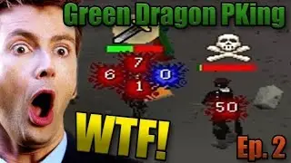 Pking at Green Dragons! #2 Good ol' GodSpells