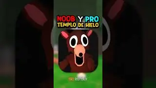 EL NOOB y EL PRO en el TEMPLO de HIELO de 99 NOCHES EN EL BOSQUE (ROBLOX)