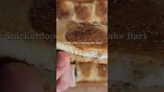 How to make Rich Snickerdoodle Cheesecake Bars  #foodshorts #cheesecake #recipe #asmrfood #baking
