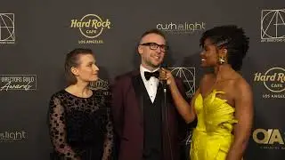 ADG Awards 2024 Member Carpet | Trevor Smith and Amber Humphries