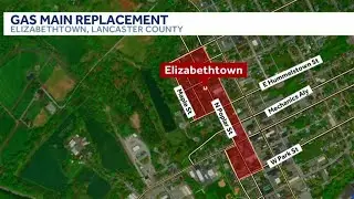 UGI crews install new gas main in Elizabethtown, Lancaster County