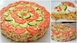 Bread Chicken Cake || Sandwich Cake (IFTAR PARTY SPECIAL) by YES I CAN COOK