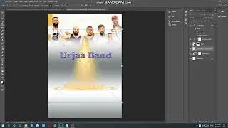 How to make  live band music invitation flyers, posters, Designs in Adobe Photoshop 2019