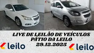LIVE DE LEILÃO  NO PÁTIO DA LEILO DIA 29.12.25