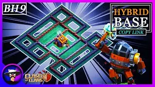 New BEST BH9 HYBRID/TROPHY Base (2021) | BH9 (Builder Hall 9) Base Design | Clash of Clans