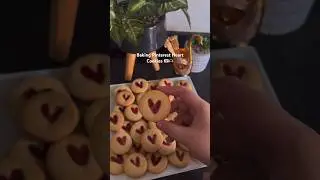 Pinterest Heart Cookies 💌 #pinterest #cookies #baking