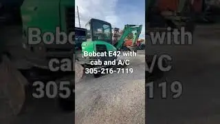 Bobcat E42 at Big Yellow Steel in Miami 305-216-7119