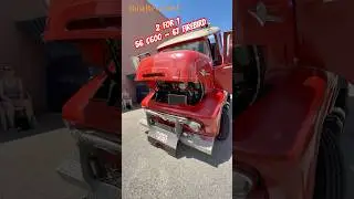Ford C600 helping a FIREBIRD 🐦&zwj;🔥 🤯 #classiccars #automobile #carshow