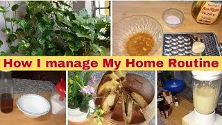 How I Manage My Home Routine 😊 || Three Layered Cake Recipe || Khasi Dor Krne Ka Gharello Ilaj ||