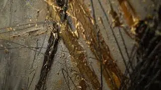 Abstract wall painting for living room | Framed acrylic artwork | Large living room wall art