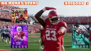 EA College Football 26 Ultimate Team No Money Spent Squad Premiere! Episode 1!