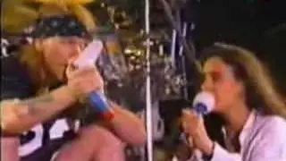 Axl Rose Gets Rocks Thrown At Him And Stops The Show