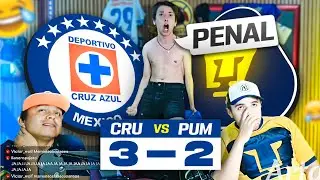 REACCIÓN AL (3-2) CRUZ AZUL vs PUMAS 🤩