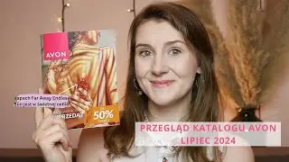 🧡 PRZEGLĄD KATALOGU AVON LIPIEC 2024 🧡 NOWA CZARNA SUKIENKA NA LATO, PALETKI DO KONTUROWANIA 🧡