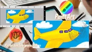 Fazer Arte Final do avi&atilde;o ✈️ no Paint Art App Android