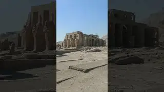 The Ramesseum temple Luxor Egypt