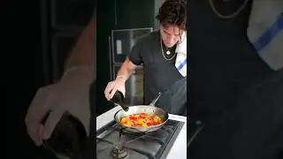 Delicious potato gnocchi in tomato sauce