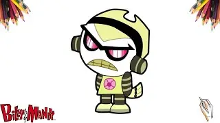 COMO DESENHAR A MANDY ROB&Ocirc; 🤖😈 | Billy & Mandy | Cartoon Network