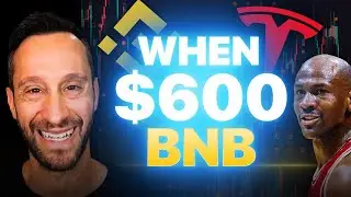 BINANCE COIN: WHEN $600? | TESLA, MICHAEL JORDAN, APPLE | CRYPTO NEWS & CHARTING