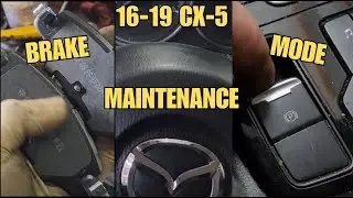 Руководство по обслуживанию стояночного тормоза Mazda CX5 2016&ndash;2019 годов (без сканера) и замена ...