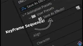 [Tutorial] | How To Save Keyframes As Effects In Adobe After Effects | 2020 | RenaissanceDoesThings