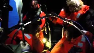 Norman Atlantic, Helicopter rescue people during night operation