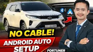 How to Connect Bluetooth & Wireless Android Auto on Toyota Fortuner 2025