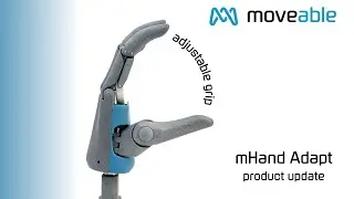 Adjustable Grip Width with the Moveable mHand Adapt Smart Prosthetic Hand